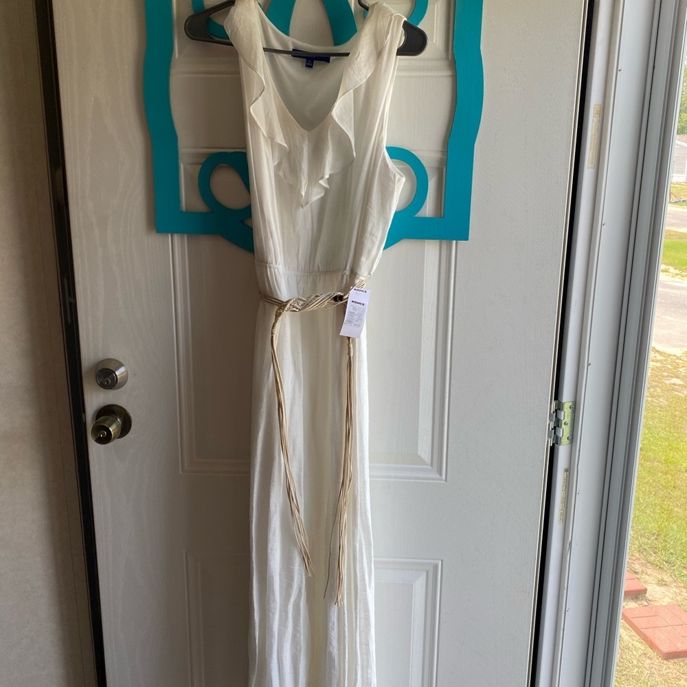 White maxi dress​